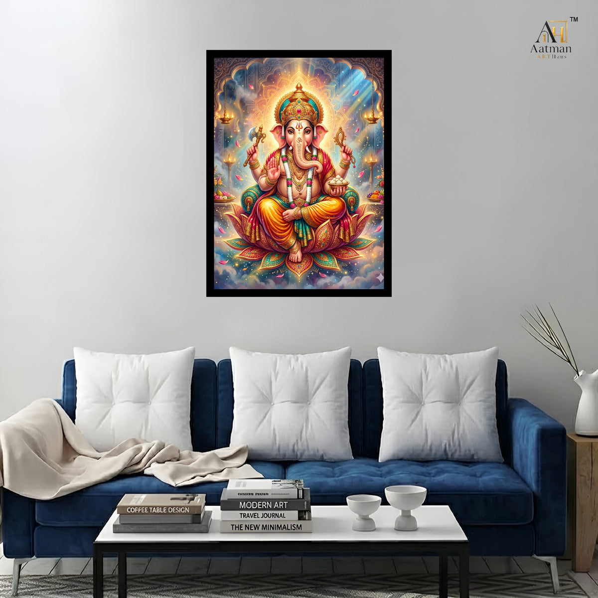 Lord Ganesha Premium Wall Art