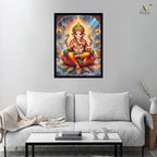 Lord Ganesha Wall Art Canvas Print
