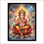 Lord Ganesha Wall Art Canvas Print