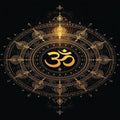 Premium AUM Self-Adhesive Vinyl Wall Decal (12 × 12 Inches)