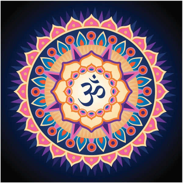 Premium AUM Self-Adhesive Vinyl Wall Decal (12 × 12 Inches)