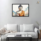 Lord Buddha in Blessing Mudra Wall Art
