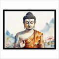 Aatman ARTHaus – Lord Buddha Premium Museum-Style Canvas Wall Painting
