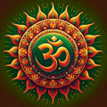 Premium AUM Self-Adhesive Vinyl Wall Decal (12 × 12 Inches)