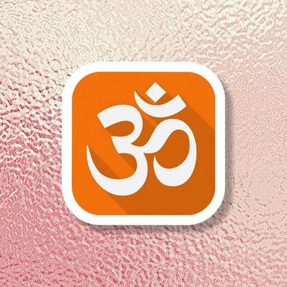 Premium AUM Self-Adhesive Vinyl Wall Decal (12 × 12 Inches)