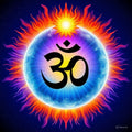 Premium AUM Self-Adhesive Vinyl Wall Decal (12 × 12 Inches)