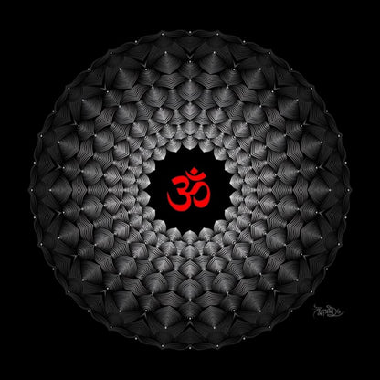 Premium AUM Self-Adhesive Vinyl Wall Decal (12 × 12 Inches)