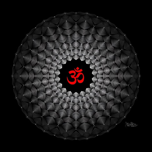 Premium AUM Self-Adhesive Vinyl Wall Decal (12 × 12 Inches)
