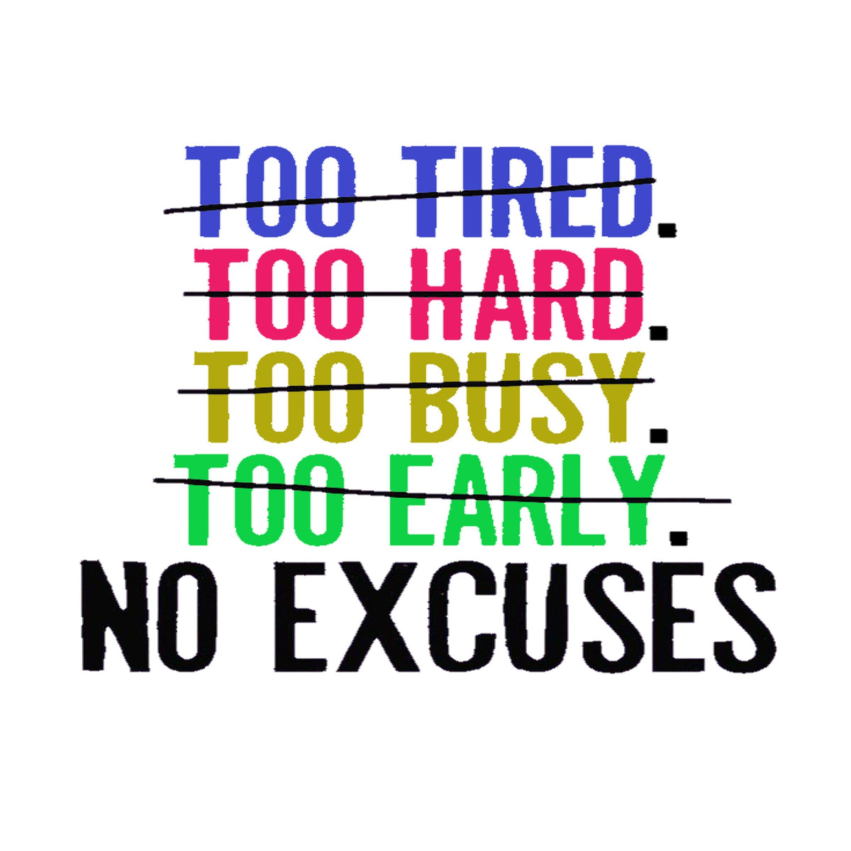 Motivational Quote Sticker Wall Decal ( 12 x 12 Inches )
