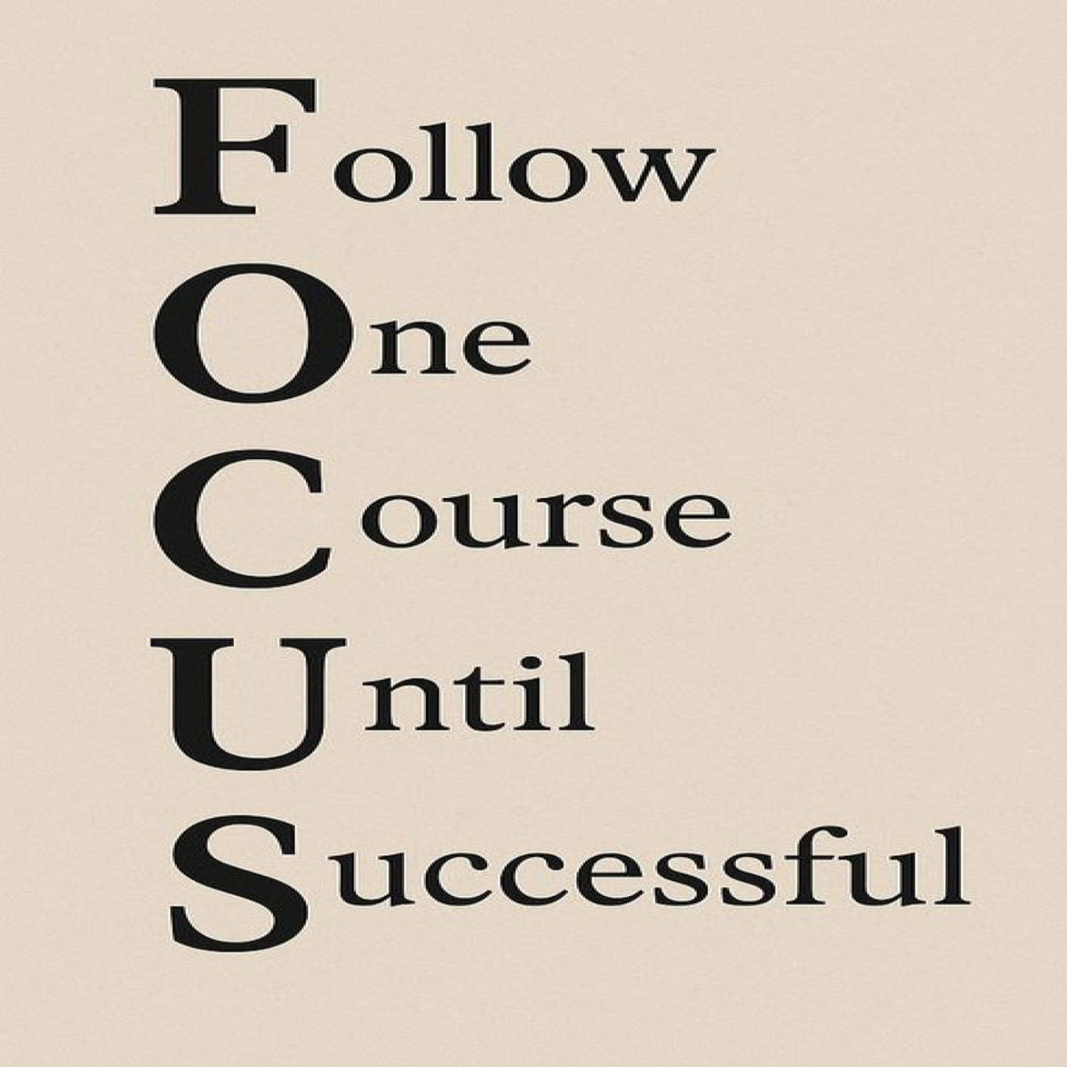 Motivational Quote Sticker Wall Decal ( 12 x 12 Inches )