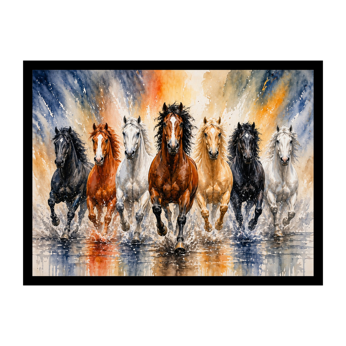 Seven Horses Wall Art