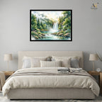 Waterfall Landscape Canvas Wall Art